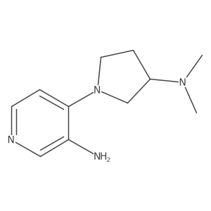 4-(3-(Dimethylamino)pyrrolidin-1-yl)pyridin-3-amine Structure
