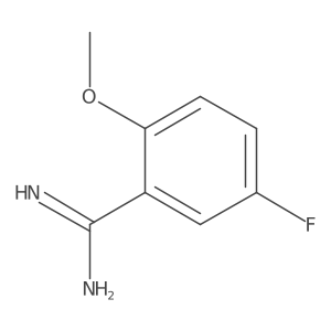 5-Fluoro-2-methoxybenzimidamide Structure