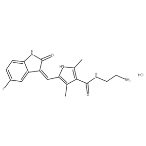 N,N-Didesethyl Sunitinib-d4 Hydrochloride Structure