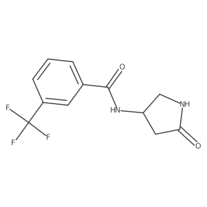 N-(5-oxopyrrolidin-3-yl)-3-(trifluoromethyl)benzamide Structure