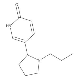 2(1H)-Pyridinone, 5-(1-propyl-2-pyrrolidinyl)-结构式