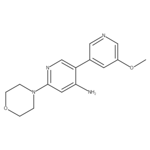 5'-Methoxy-6-morpholino-3,3'-bipyridin-4-amine Structure
