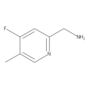 (4-Fluoro-5-methylpyridin-2-YL)methylamine结构式