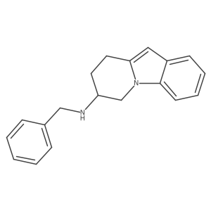 N-benzyl-6,7,8,9-tetrahydropyrido[1,2-a]indol-7-amine结构式