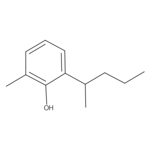 2-Methyl-6-(1-methylbutyl)phenol Structure