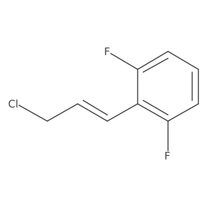Benzene, 2-(3-chloro-1-propenyl)-1,3-difluoro-, (E)-结构式