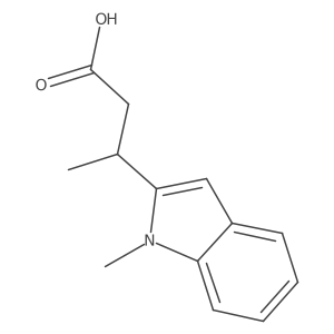 3-(1-methyl-1H-indol-2-yl)butanoic acid Structure