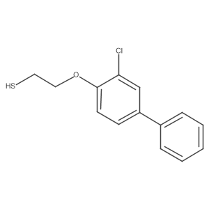 Ethanethiol, 2-[(3-chloro[1,1a(2)-biphenyl]-4-yl)oxy]-结构式