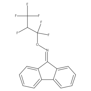 9H-Fluoren-9-one, O-(1,1,2,3,3,3-hexafluoropropyl)oxime Structure