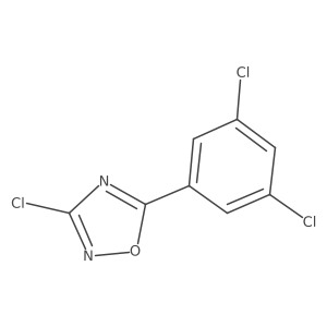 3-Chloro-5-(3,5-dichlorophenyl)-1,2,4-oxadiazole Structure