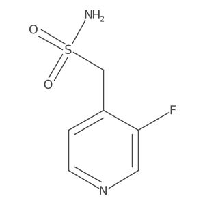 (3-Fluoropyridin-4-yl)methanesulfonamide结构式