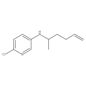 6-Chloro-N-(hex-5-en-2-yl)pyridin-3-amine Structure