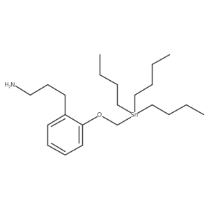 3-[2-(Tributylstannylmethoxy)phenyl]propan-1-amine Structure