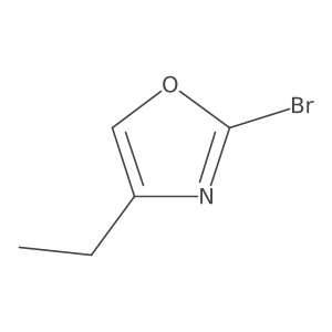 2-Bromo-4-ethyl-1,3-oxazole Structure