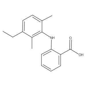 Benzoic acid,2-[(3-ethyl-2,6-dimethylphenyl)amino]-结构式