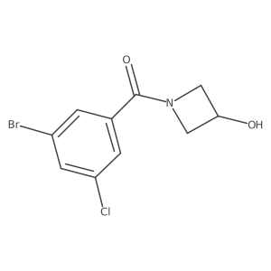 1-(3-Bromo-5-chlorobenzoyl)azetidin-3-ol Structure