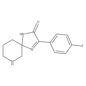 1,4,7-Triazaspiro[4.5]dec-3-en-2-one, 3-(4-fluorophenyl)- Structure