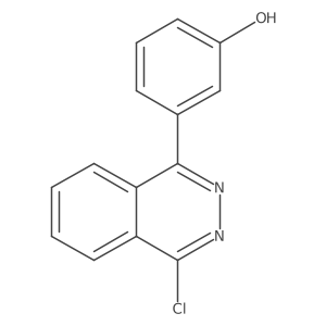 3-(4-Chlorophthalazin-1-yl)phenol结构式