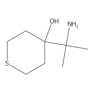 4-(2-Aminopropan-2-yl)thian-4-ol Structure