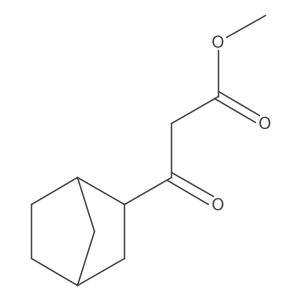 Methyl 3-{bicyclo[2.2.1]heptan-2-yl}-3-oxopropanoate结构式