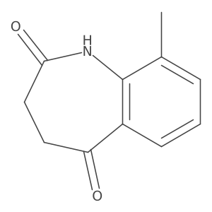 9-Methyl-3,4-dihydro-1H-benzo[b]azepine-2,5-dione Structure
