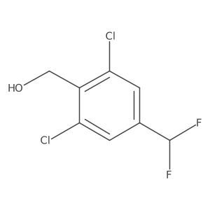 (2,6-Dichloro-4-(difluoromethyl)phenyl)methanol Structure