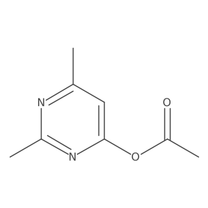 2,6-Dimethylpyrimidin-4-yl acetate结构式