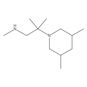 [2-(3,5-Dimethylpiperidin-1-yl)-2-methylpropyl](methyl)amine Structure