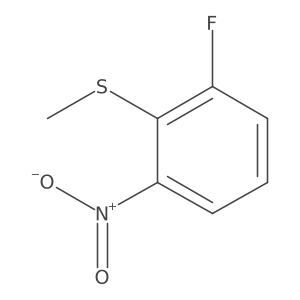 2-Fluoro-6-nitrothioanisole结构式