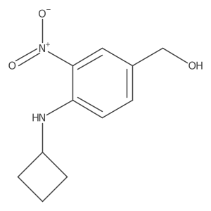 (4-(Cyclobutylamino)-3-nitrophenyl)methanol Structure