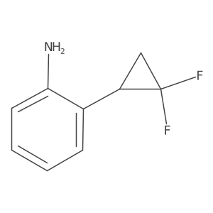 2-(2,2-Difluorocyclopropyl)aniline Structure