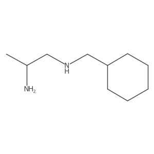 (2-Aminopropyl)(cyclohexylmethyl)amine Structure