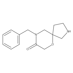 9-Benzyl-6-oxa-2,9-diazaspiro[4.5]decan-8-one Structure