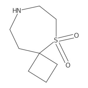 5Lambda6-thia-8-azaspiro[3.6]decane-5,5-dione Structure