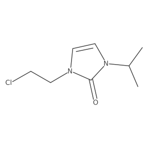 1-(2-chloroethyl)-1,3-dihydro-3-(1-methylethyl)-2H-imidazol-2-one结构式