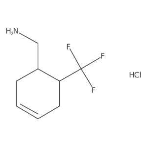 ((1R,6S)-6-(Trifluoromethyl)cyclohex-3-en-1-yl)methanamine hydrochloride结构式