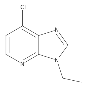 7-Chloro-3-ethyl-3H-imidazo[4,5-B]pyridine Structure