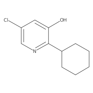 5-Chloro-2-cyclohexylpyridin-3-ol结构式