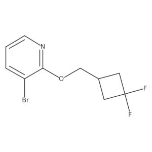 3-Bromo-2-((3,3-difluorocyclobutyl)methoxy)pyridine Structure