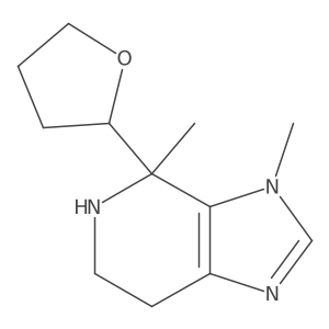 3,4-dimethyl-4-(oxolan-2-yl)-3H,4H,5H,6H,7H-imidazo[4,5-c]pyridine结构式