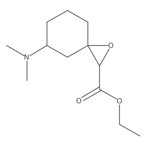 Ethyl 5-(dimethylamino)-1-oxaspiro[2.5]octane-2-carboxylate结构式