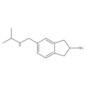 5-{[(propan-2-yl)amino]methyl}-2,3-dihydro-1H-inden-2-amine Structure
