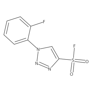 1-(2-fluorophenyl)-1H-1,2,3-triazole-4-sulfonyl fluoride结构式