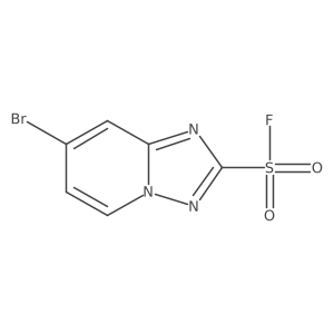 7-Bromo-[1,2,4]triazolo[1,5-a]pyridine-2-sulfonyl fluoride结构式