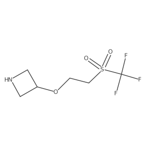 3-(2-Trifluoromethanesulfonylethoxy)azetidine Structure