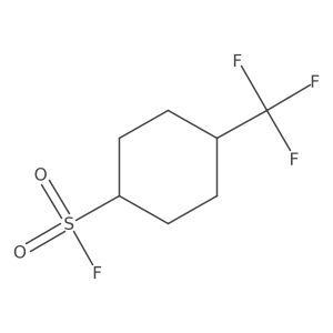 4-(Trifluoromethyl)cyclohexane-1-sulfonyl fluoride Structure