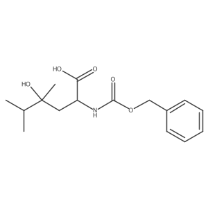 2-{[(Benzyloxy)carbonyl]amino}-4-hydroxy-4,5-dimethylhexanoic acid Structure