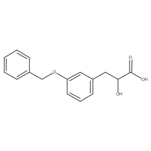 3-[3-(Benzyloxy)phenyl]-2-hydroxypropanoic acid结构式