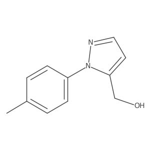 [1-(4-methylphenyl)-1H-pyrazol-5-yl]methanol结构式