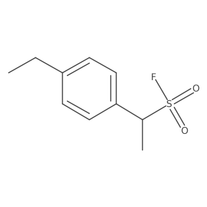 1-(4-Ethylphenyl)ethane-1-sulfonyl fluoride结构式